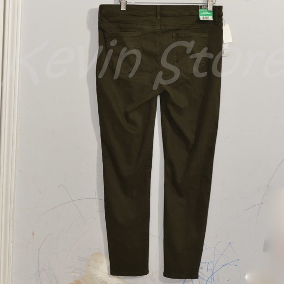 size‎ 12 Green Nwt Buffalo Mid- Rise Tencel Blend Tretchh Skinny Pants Jeans - Picture 4 of 7